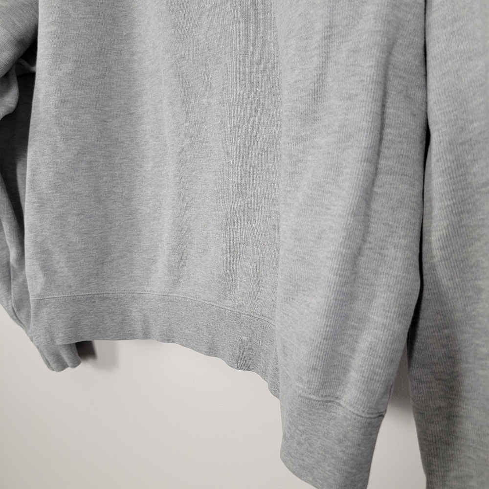 Orvis Gray Vintage Women's Crewneck Sweatshirt Heavy Cotton Boxy XL - Picture 10 of 11